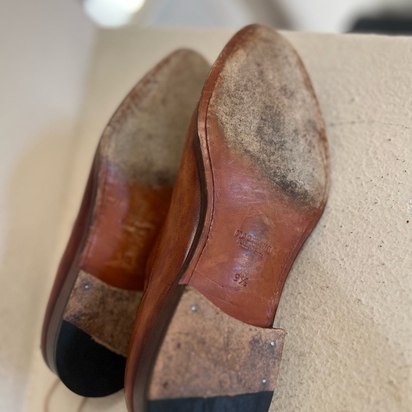 MAGNANNI Hamilton Brown WING TIP OXFORD LEATHER Dress SHOES Size 9.5 Business - Picture 9 of 12